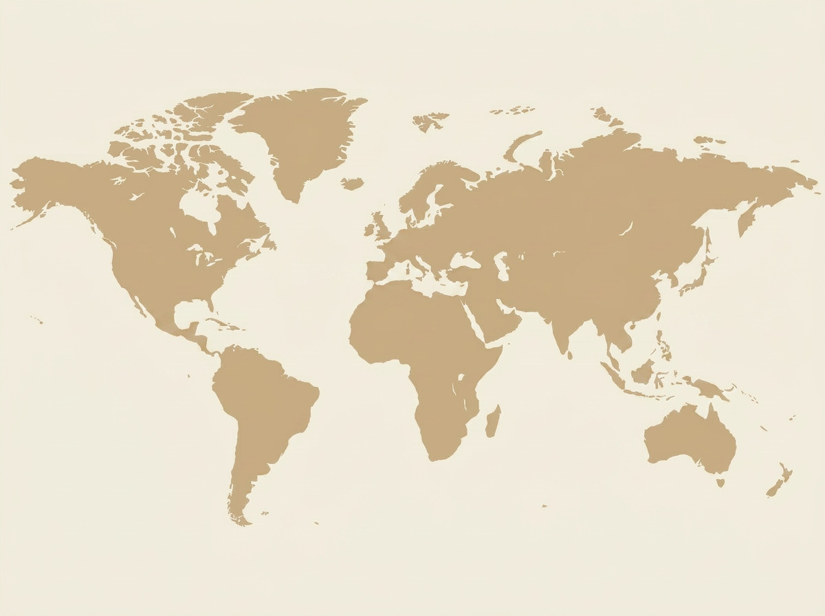 World map of the Blue Zones
